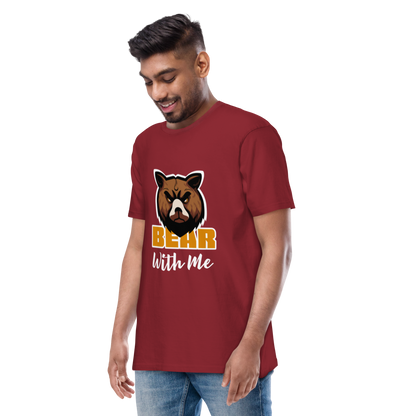 Bear With Me Men’s premium heavyweight tee