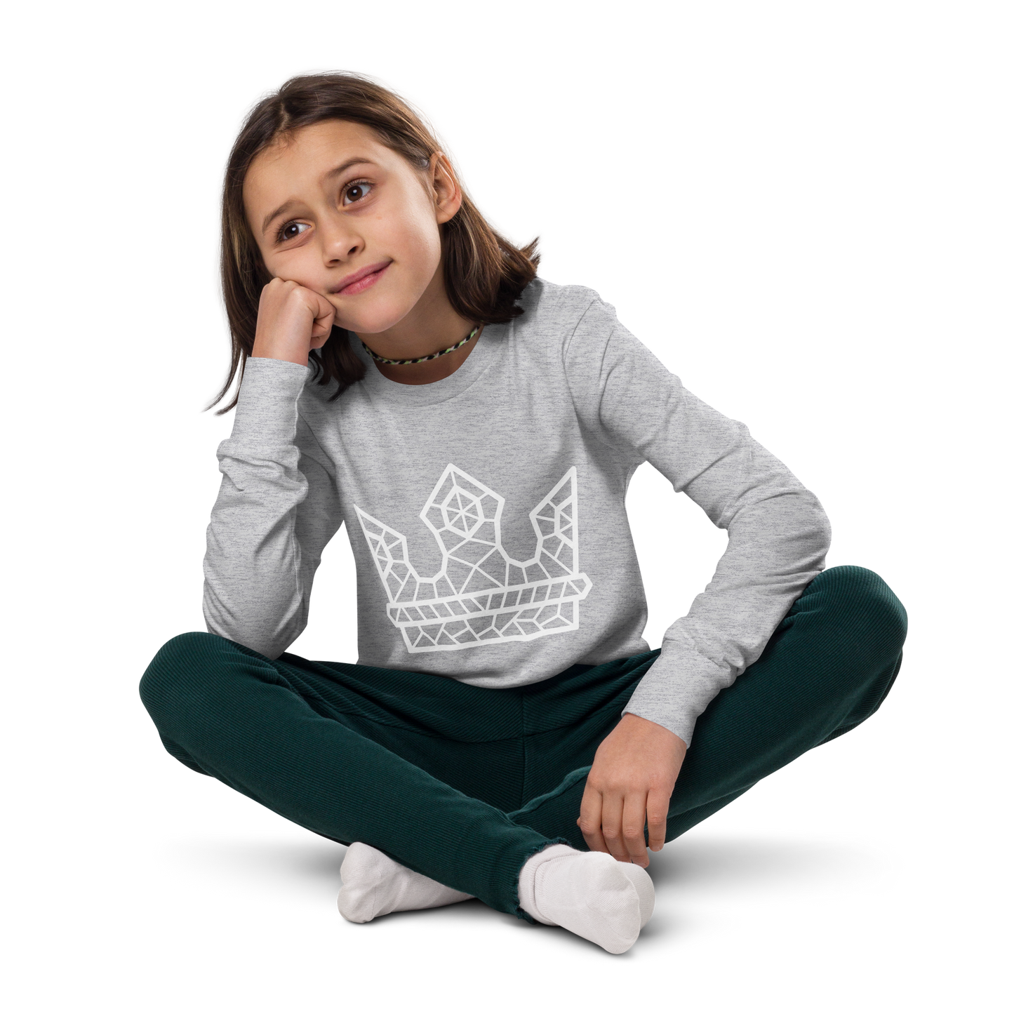 Crown Youth long sleeve tee