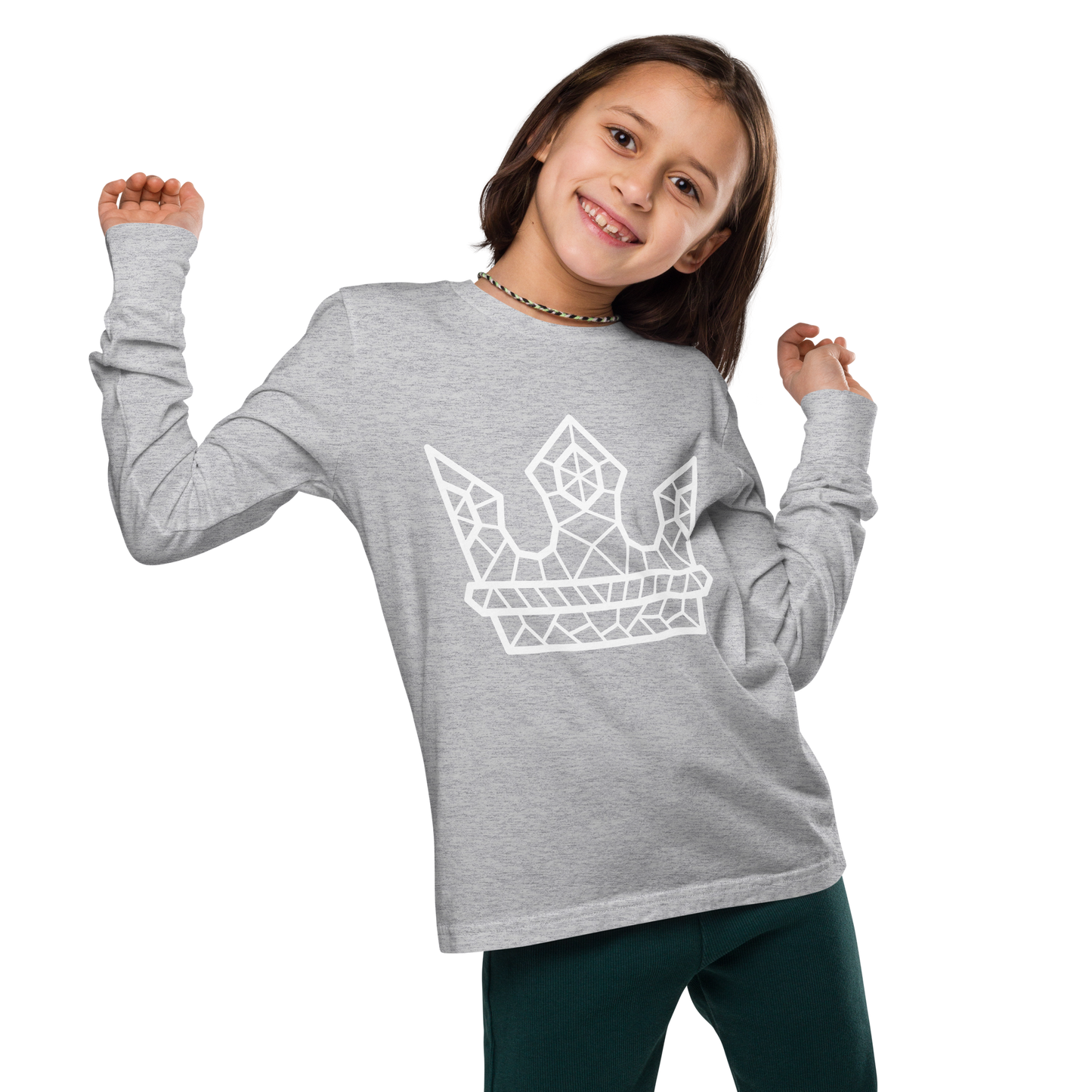 Crown Youth long sleeve tee