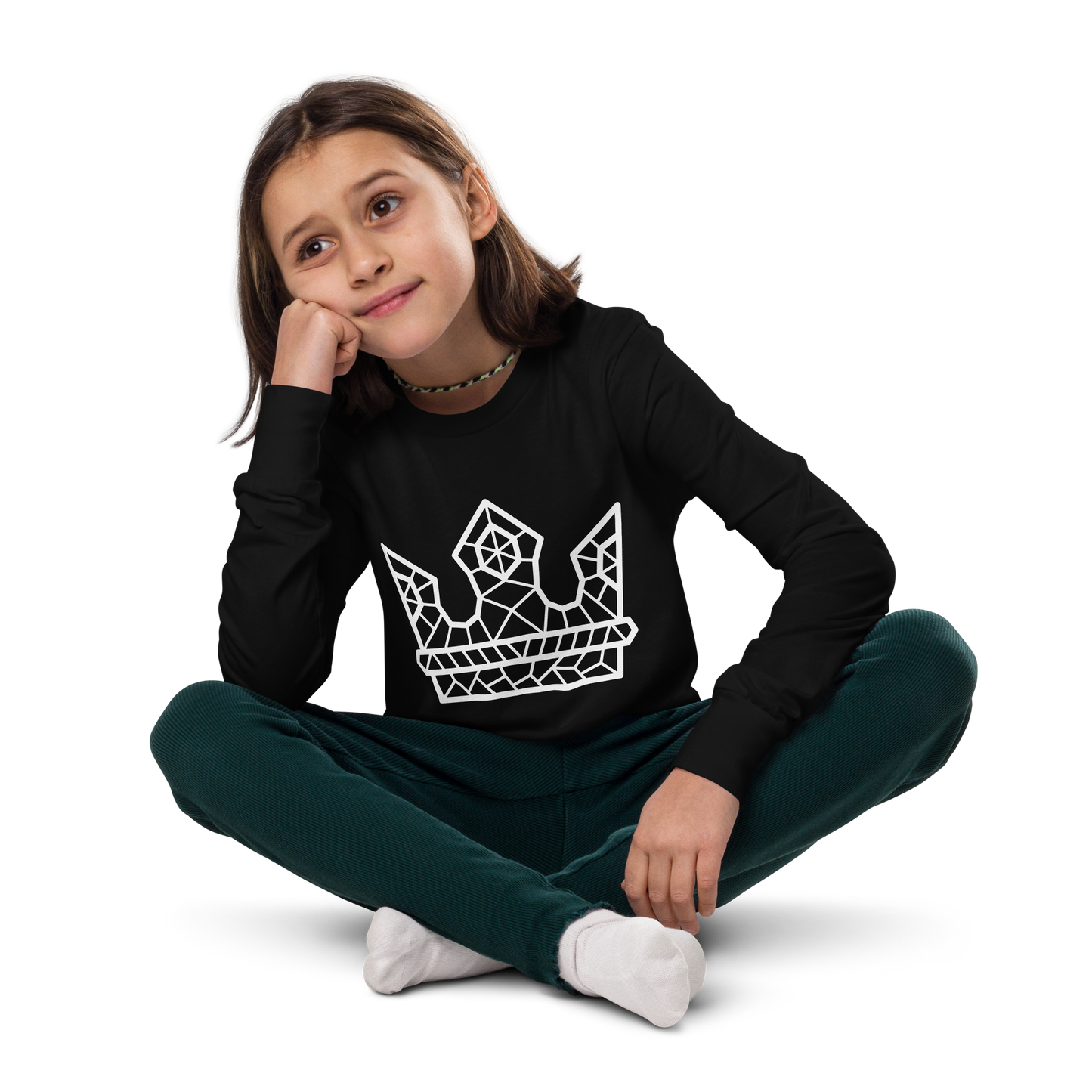 Crown Youth long sleeve tee