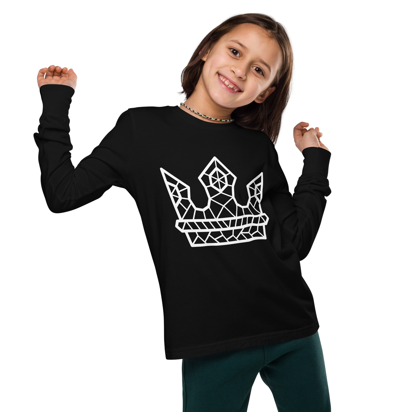 Crown Youth long sleeve tee