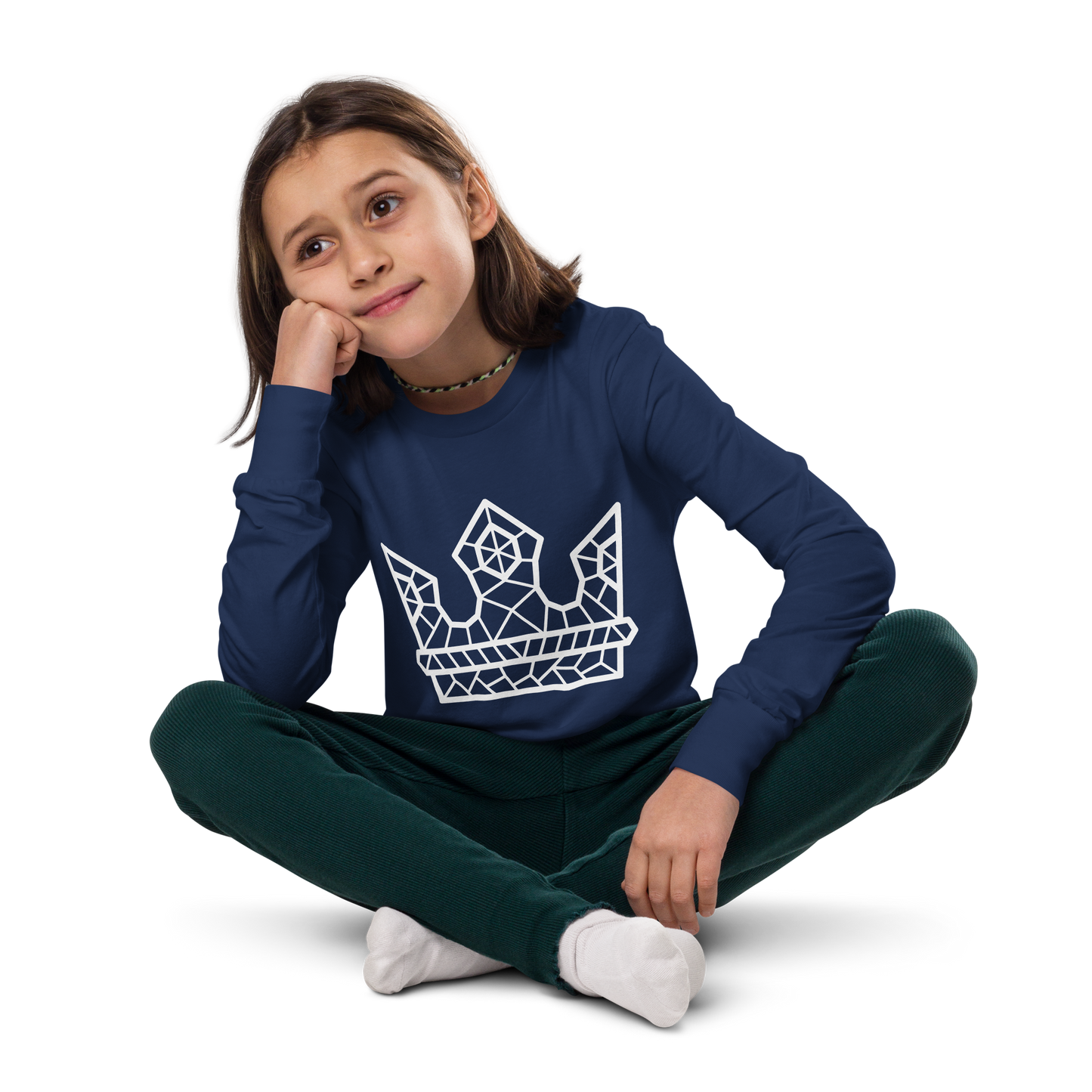 Crown Youth long sleeve tee