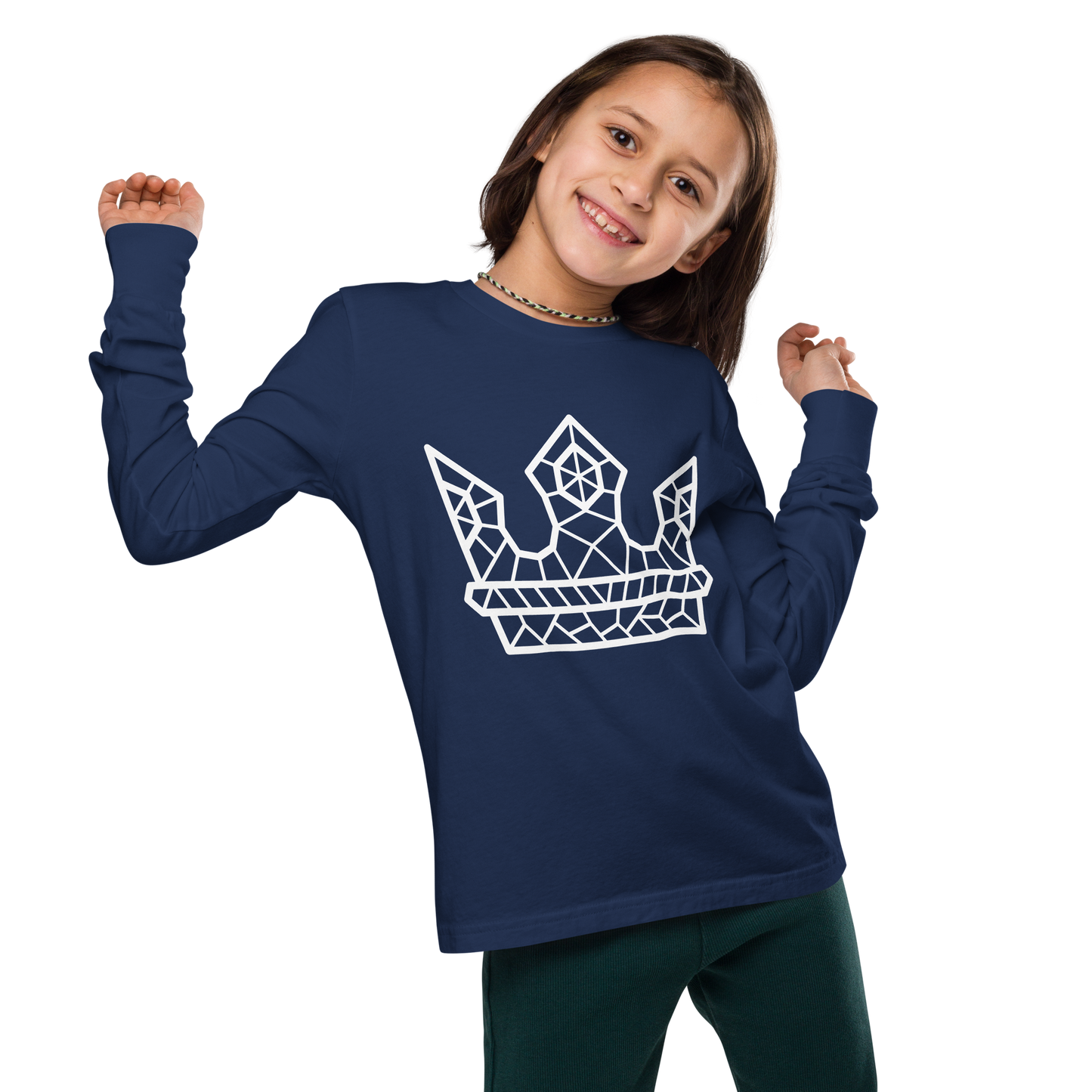 Crown Youth long sleeve tee