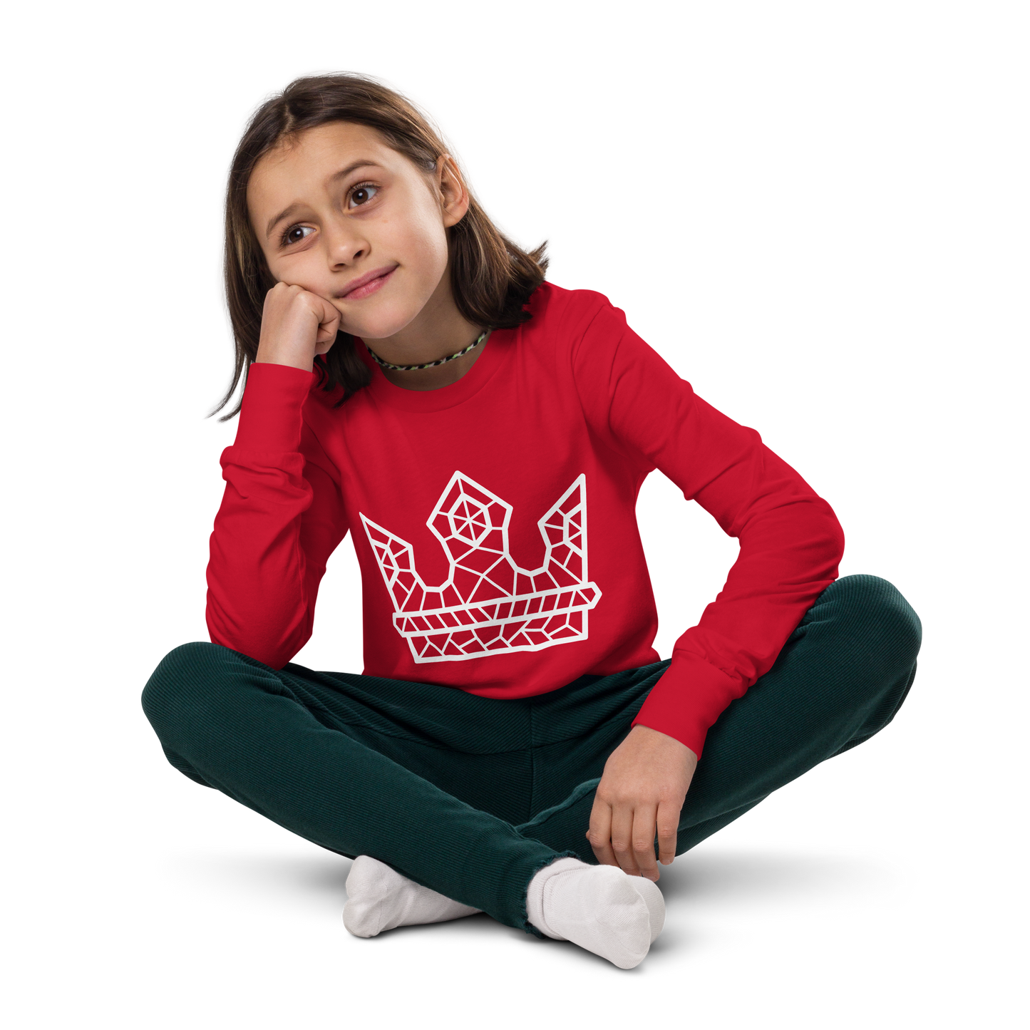 Crown Youth long sleeve tee