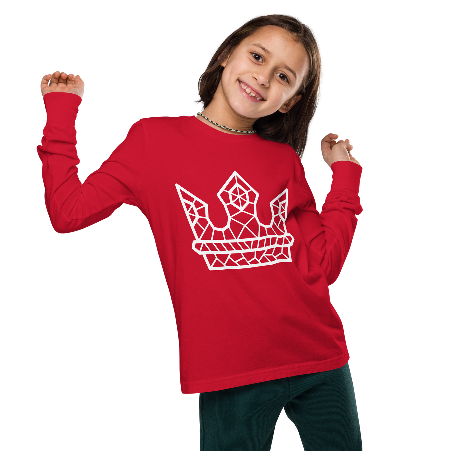 Crown Youth long sleeve tee