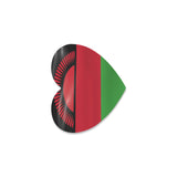 Malawi Flag Heart Coaster
