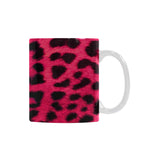 pink leopard White Mug(11OZ)