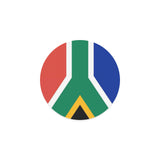 SA Flag Round Coaster