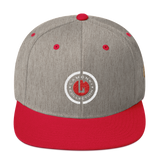 White emblem R Snapback Hat