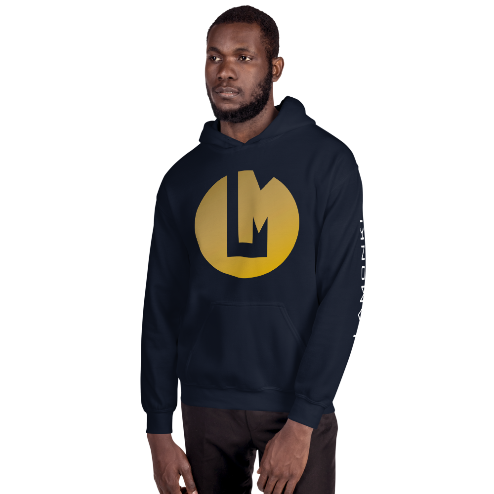 Gold Symbol Print Unisex Hoodie