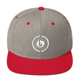 White Emblem Snapback Hat
