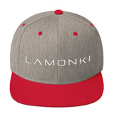 White LaMonki Snapback Hat