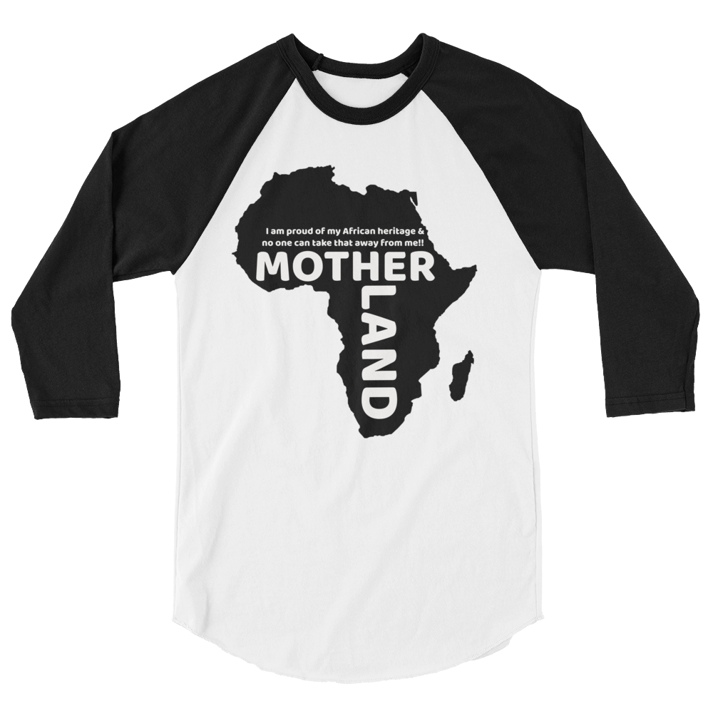 Mother land Unisex 3/4 sleeve raglan shirt