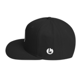 White Emblem Snapback Hat