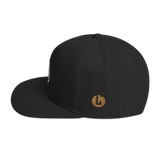 White emblem R Snapback Hat