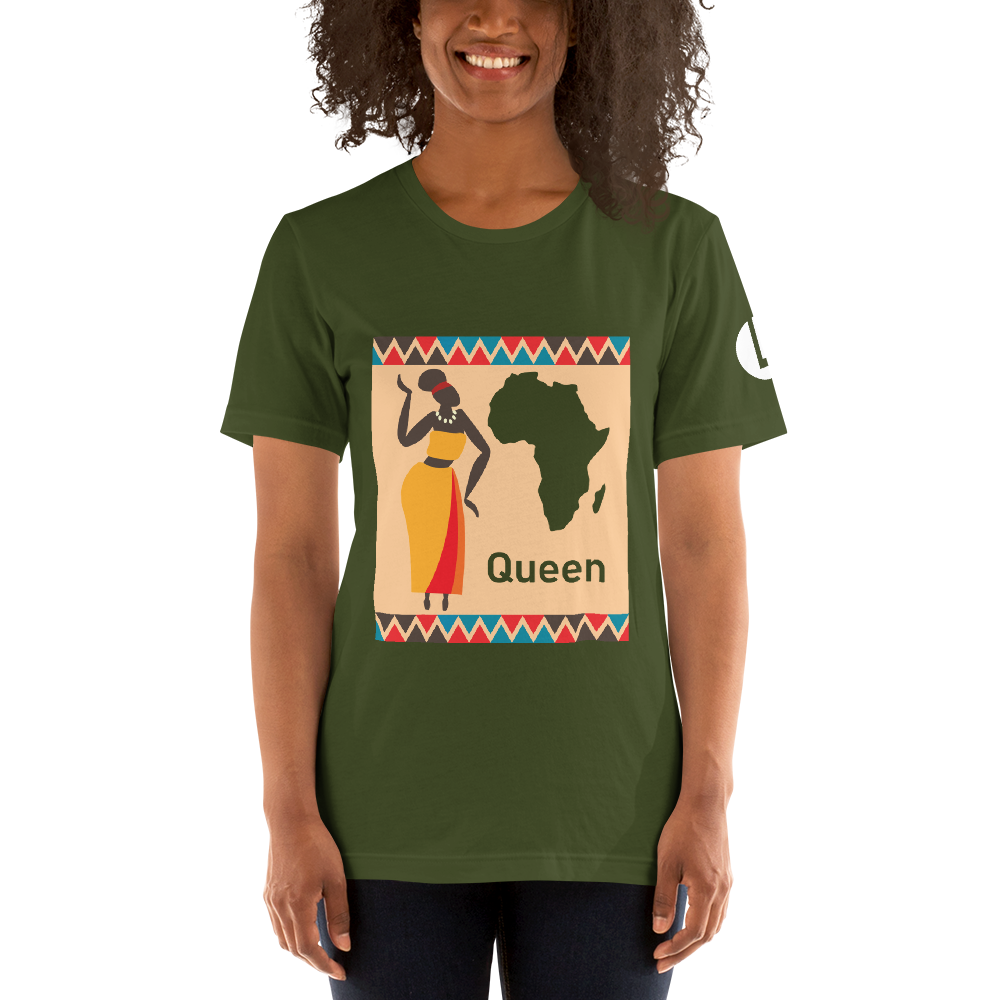 African Queen Short-Sleeve Unisex T-Shirt