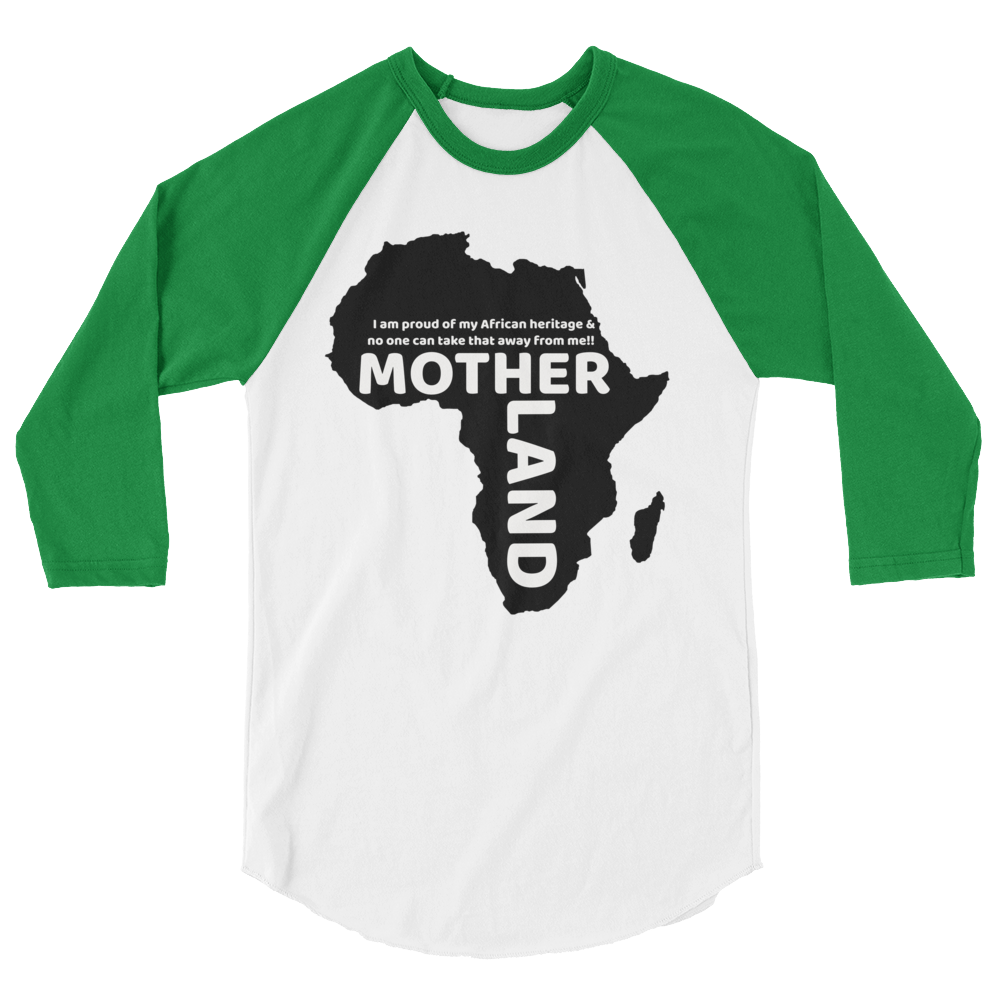 Mother land Unisex 3/4 sleeve raglan shirt