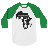 Mother land Unisex 3/4 sleeve raglan shirt