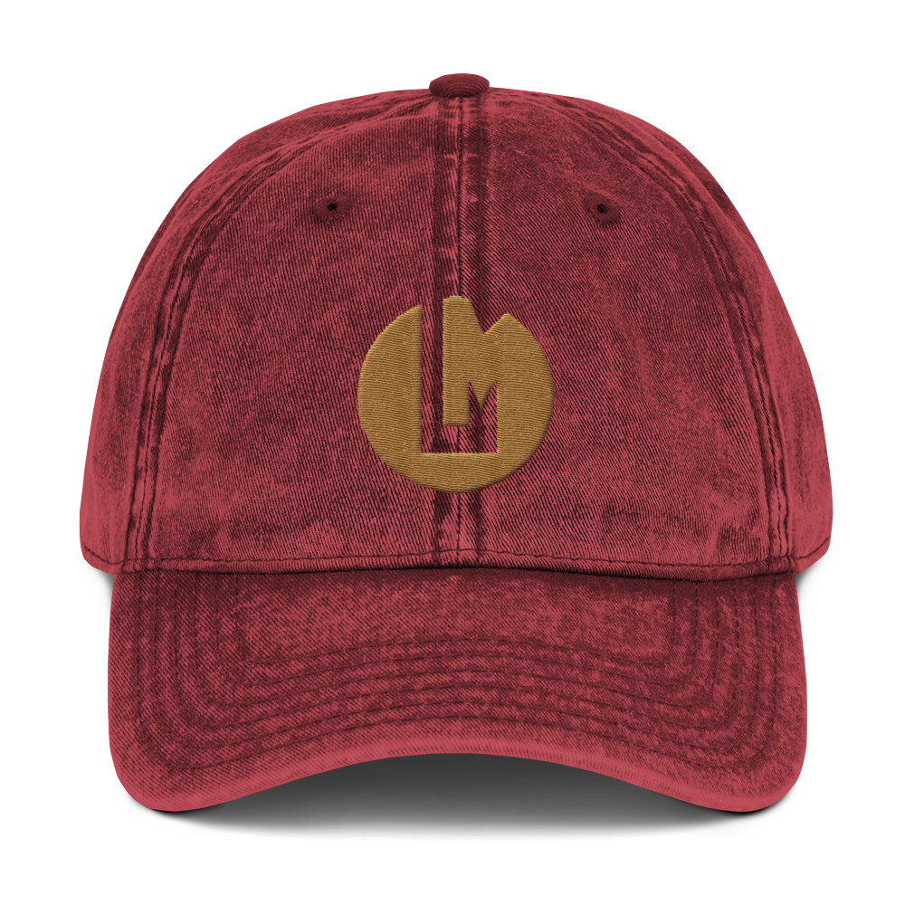 Gold Iconic Vintage Cotton Twill Cap