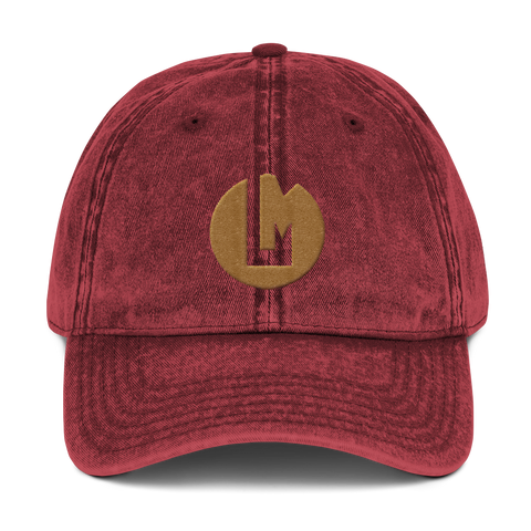 Gold Iconic Vintage Cotton Twill Cap