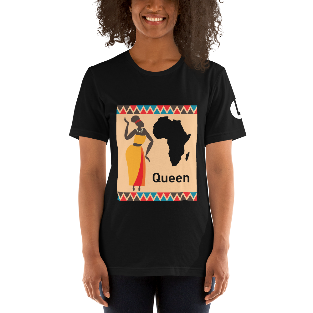 African Queen Short-Sleeve Unisex T-Shirt