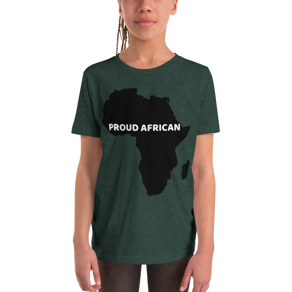 Proud African Youth Short Sleeve T-Shirt