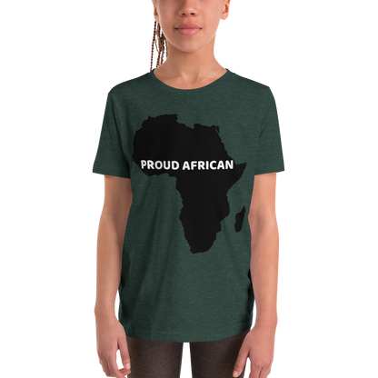 Proud African Youth Short Sleeve T-Shirt