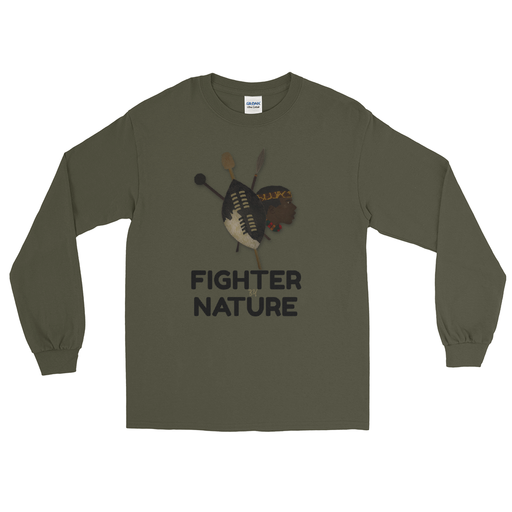 Fighter by Nature Long Sleeve T-Shirt