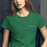 White LaMonki Women's short sleeve t-shirt