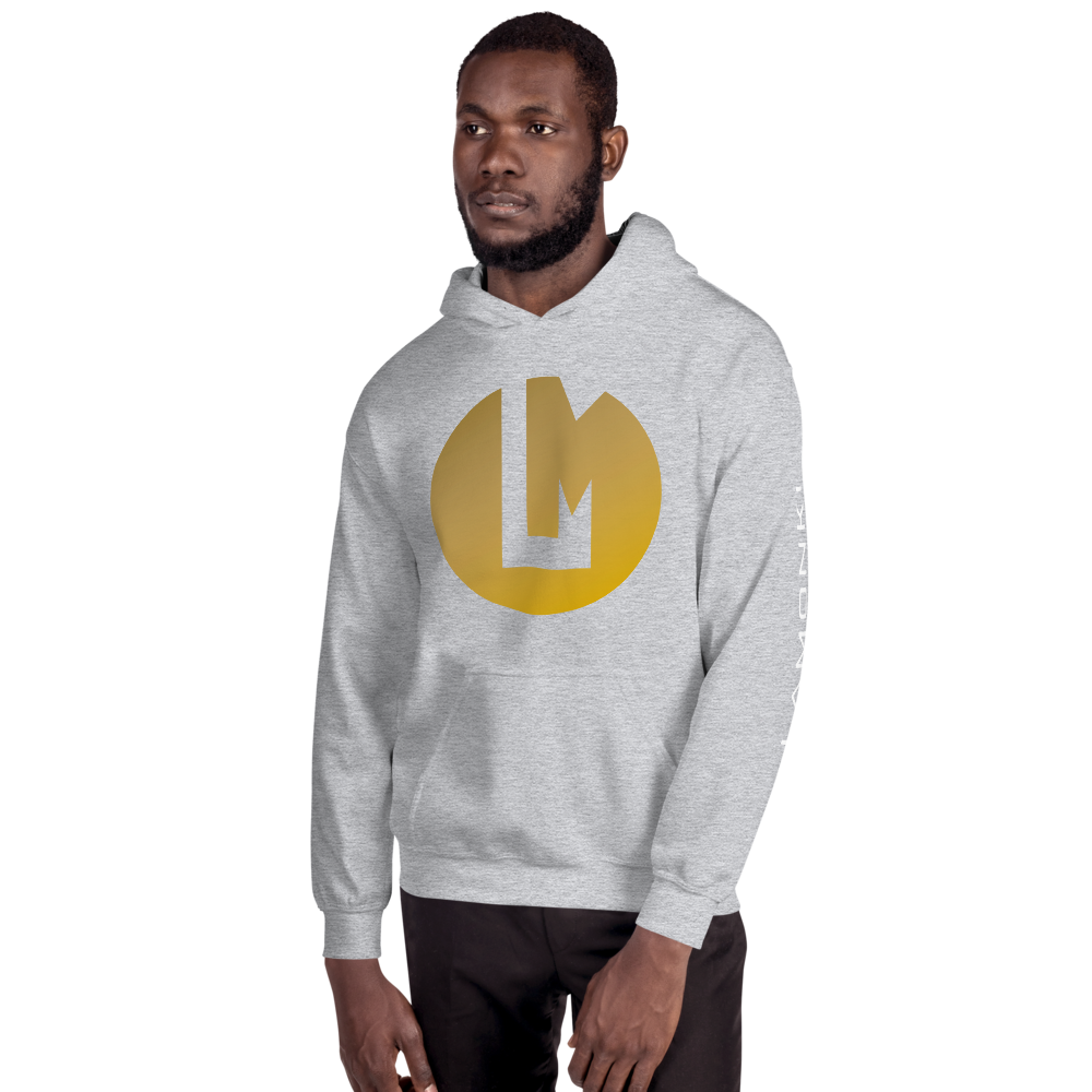 Gold Symbol Print Unisex Hoodie