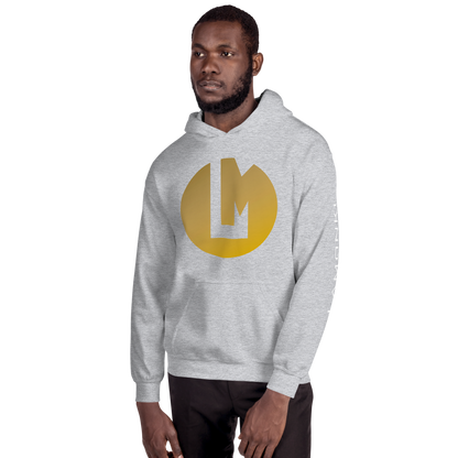 Gold Symbol Print Unisex Hoodie