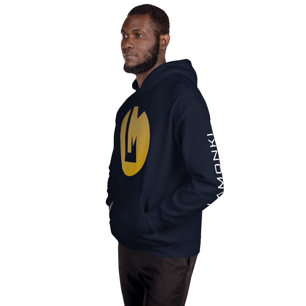 Gold Symbol Print Unisex Hoodie