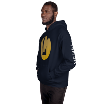 Gold Symbol Print Unisex Hoodie