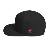 Red Iconic Snapback Hat