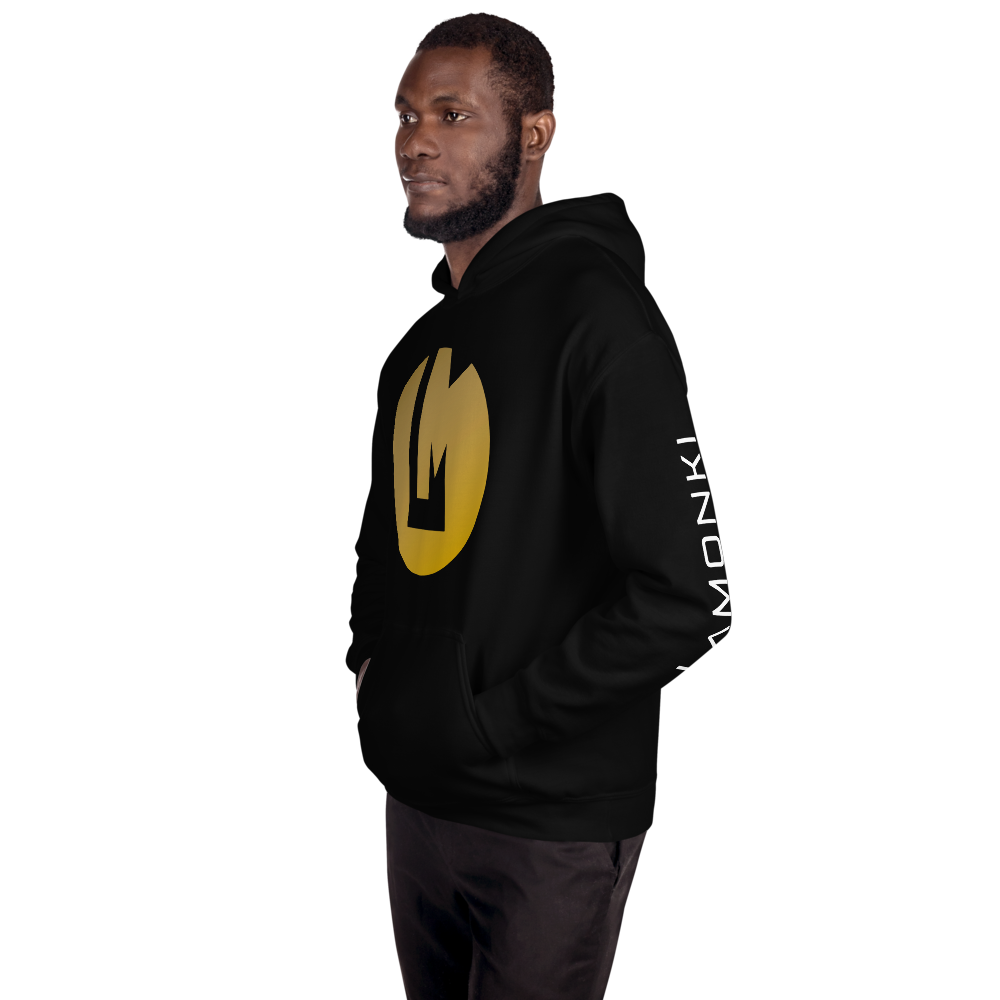 Gold Symbol Print Unisex Hoodie