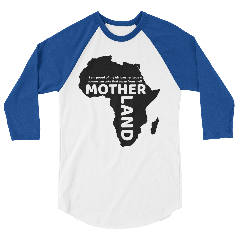 Mother land Unisex 3/4 sleeve raglan shirt