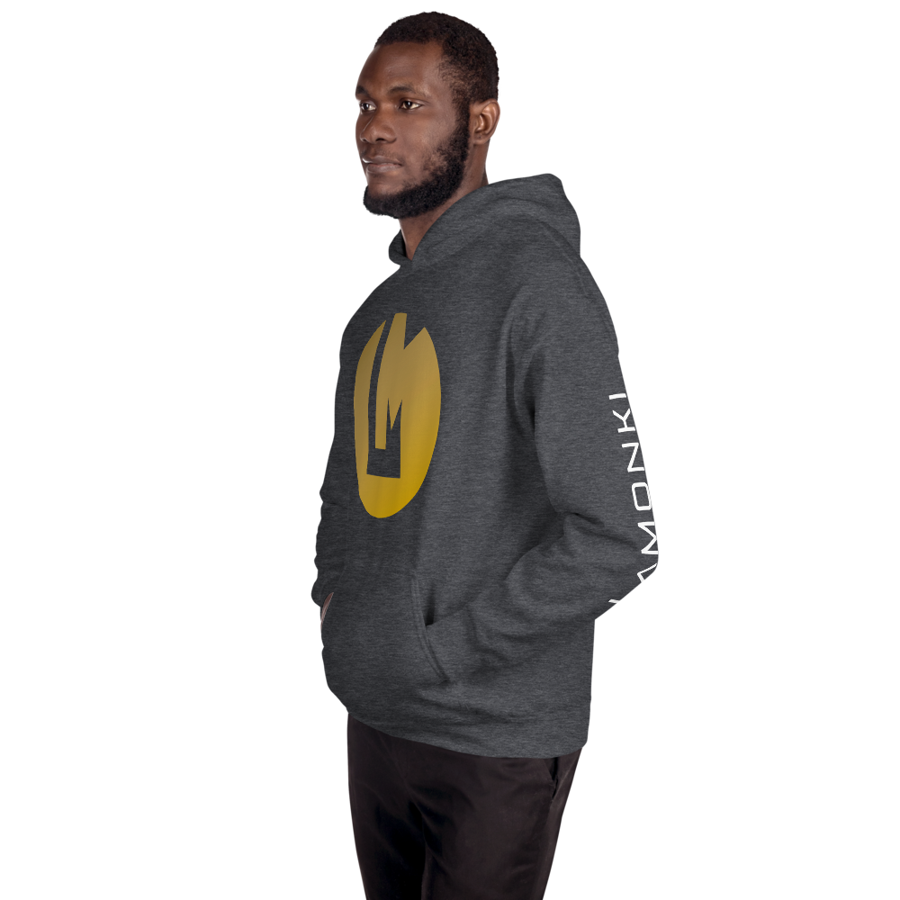 Gold Symbol Print Unisex Hoodie