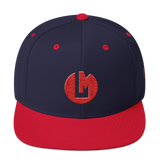 Red Iconic Snapback Hat
