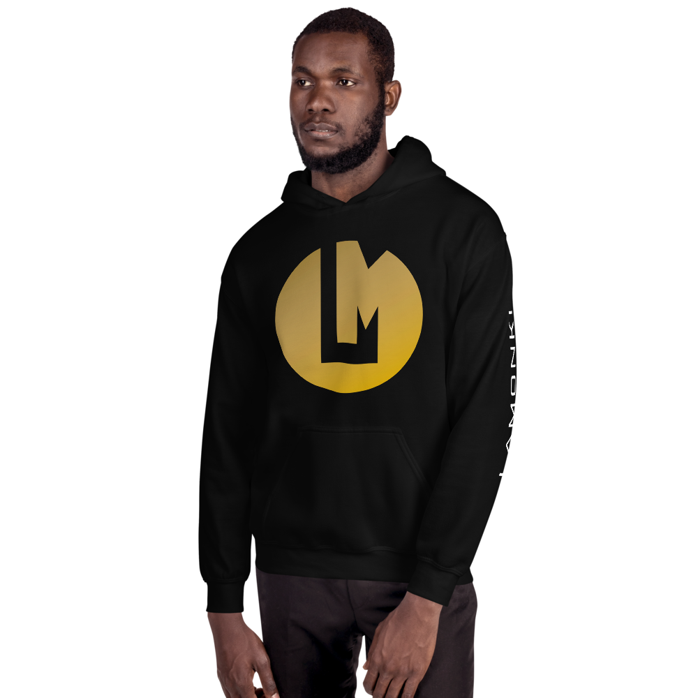 Gold Symbol Print Unisex Hoodie