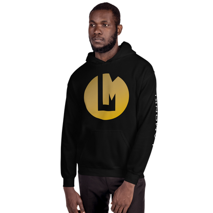 Gold Symbol Print Unisex Hoodie