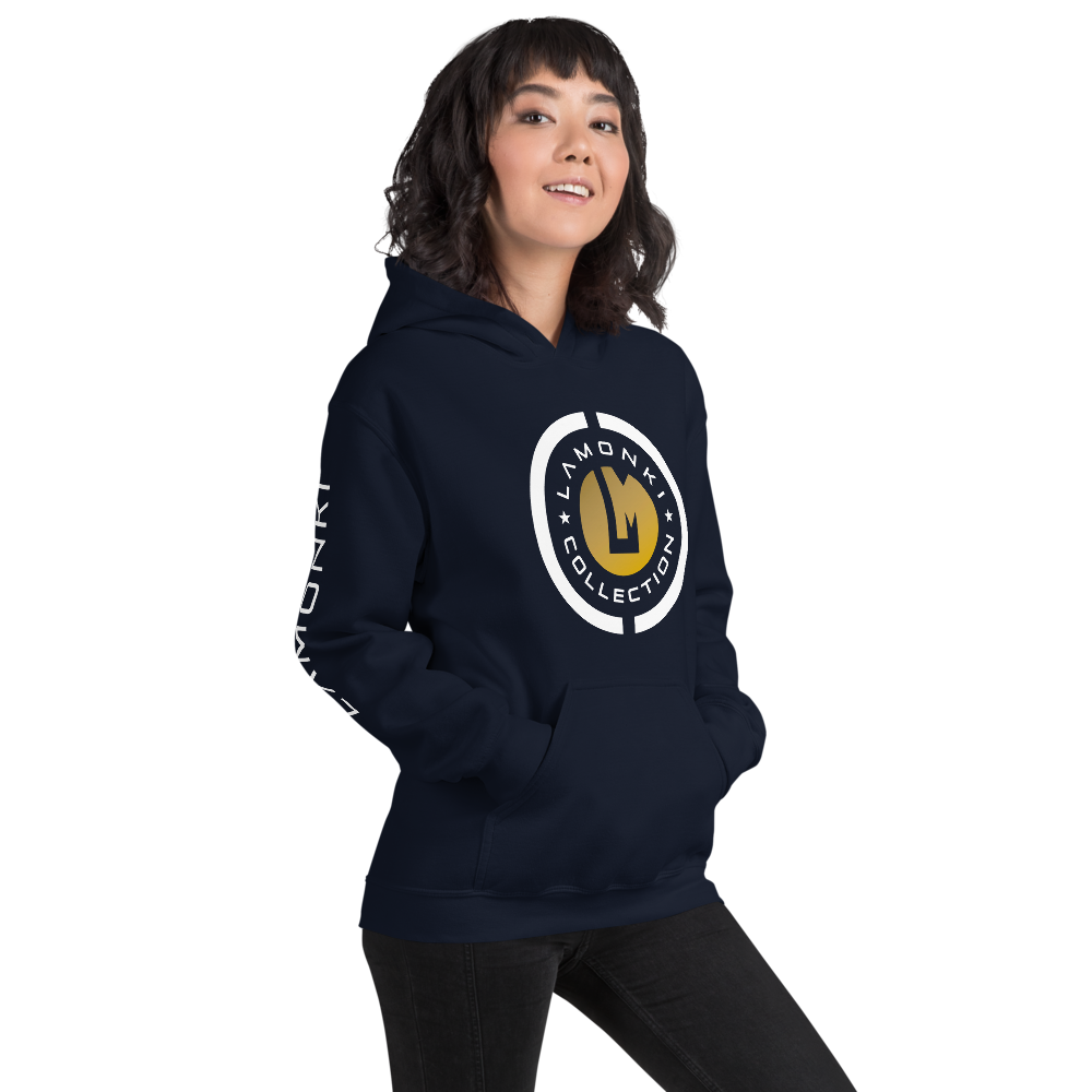 White Emblem G Unisex Hoodie