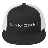 White LaMonki Trucker Cap