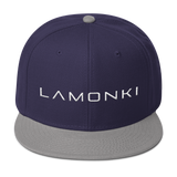 White LaMonki Snapback Hat