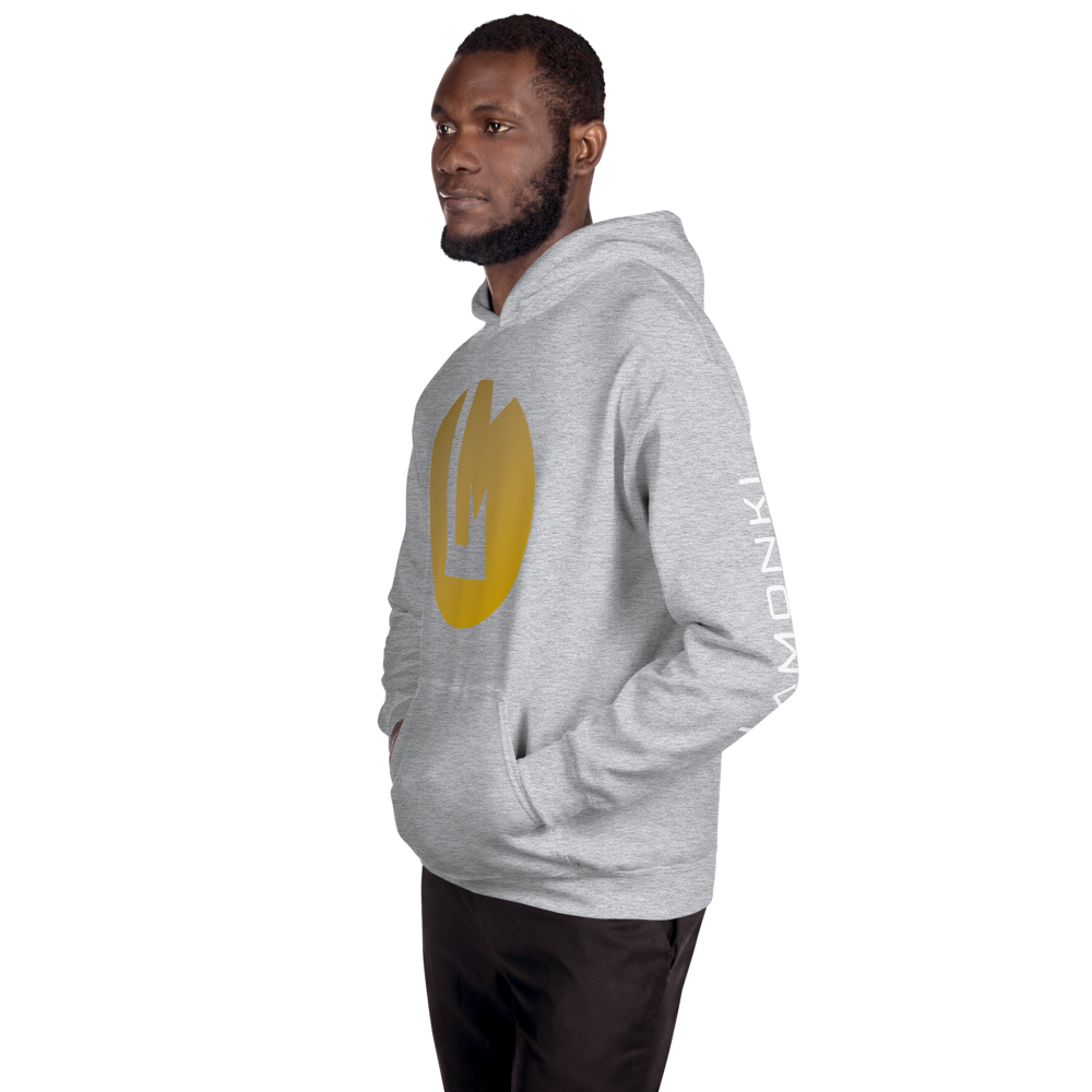 Gold Symbol Print Unisex Hoodie