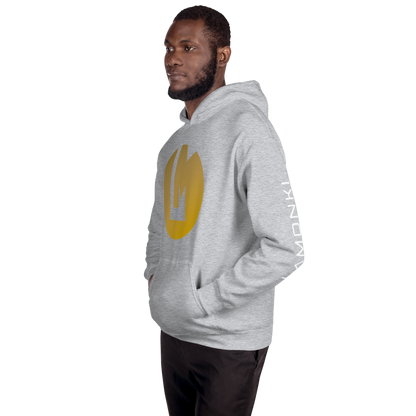 Gold Symbol Print Unisex Hoodie